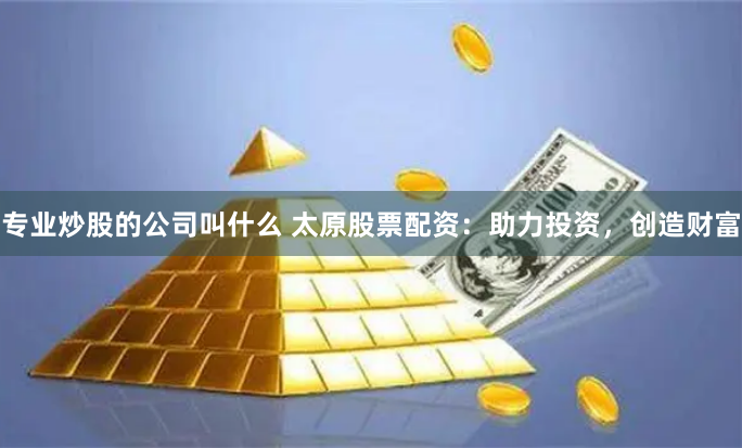专业炒股的公司叫什么 太原股票配资：助力投资，创造财富